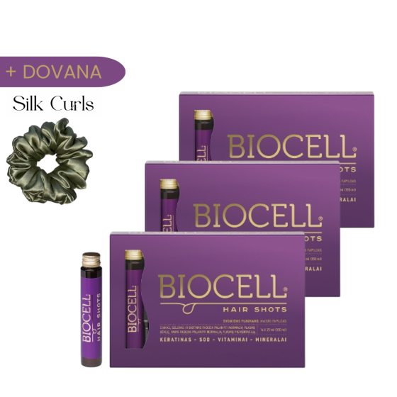 BIOCELL Hair Shots (3 vnt. rinkinys)