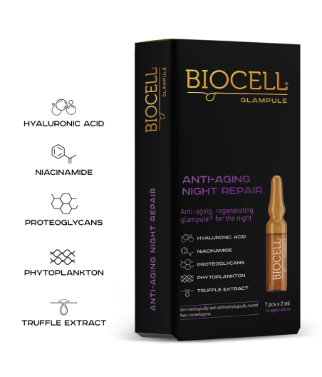 BIOCELL Glampule Anti-aging Night Repair, 7x2 ml