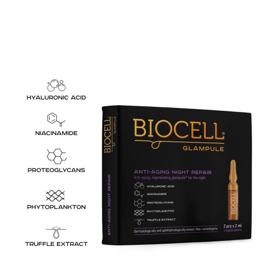 BIOCELL Glampule Anti-aging Night Repair