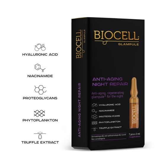 BIOCELL Glampule Anti-aging Night Repair