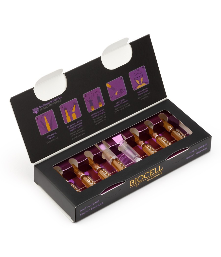 BIOCELL Glampule Anti-aging Night Repair