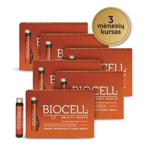 BIOCELL Beauty Shots 3 mėnesių kursas