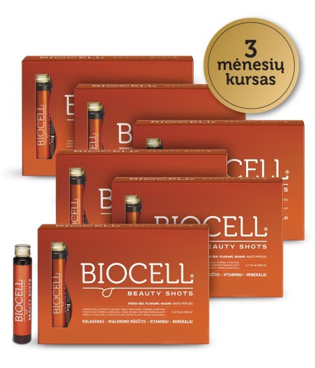 BIOCELL Beauty Shots 3 mėnesių kursas