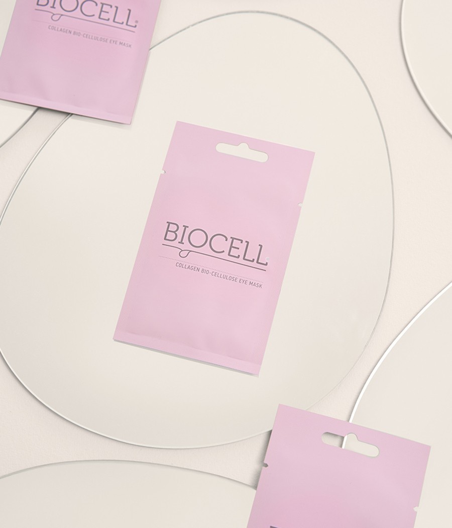 Paakių kaukė su kolagenu BIOCELL, 10 vnt