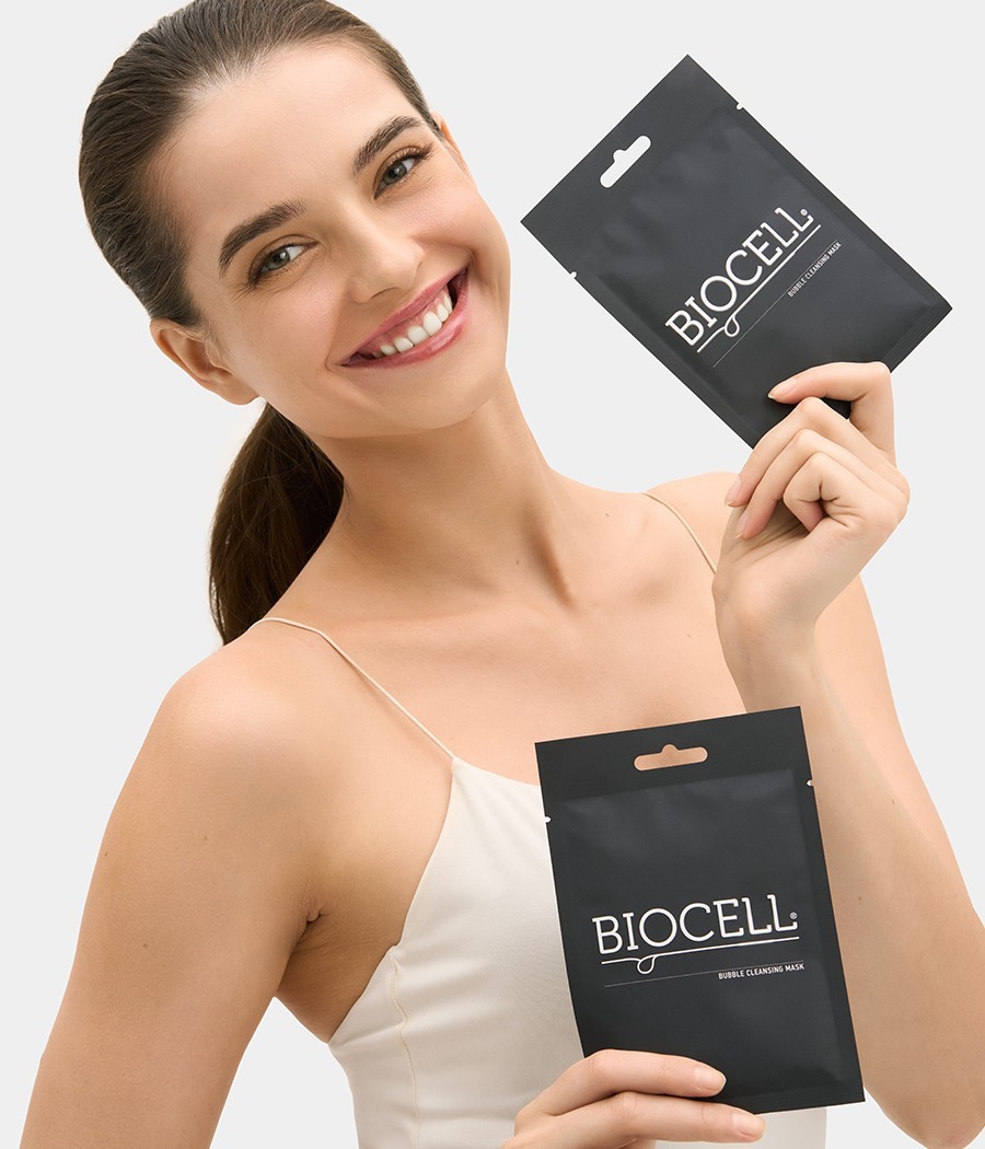 Valanti lakštinė veido kaukė BIOCELL, 10 vnt