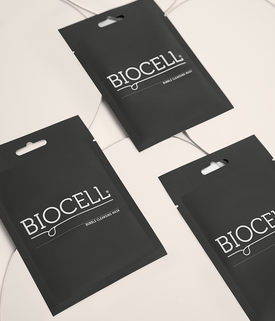 Valanti lakštinė veido kaukė BIOCELL, 10 vnt