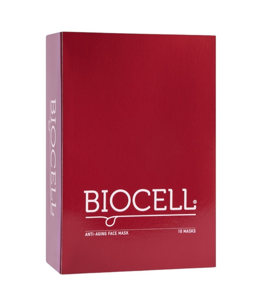 Stangrinanti lakštinė veido kaukė BIOCELL, 10 vnt