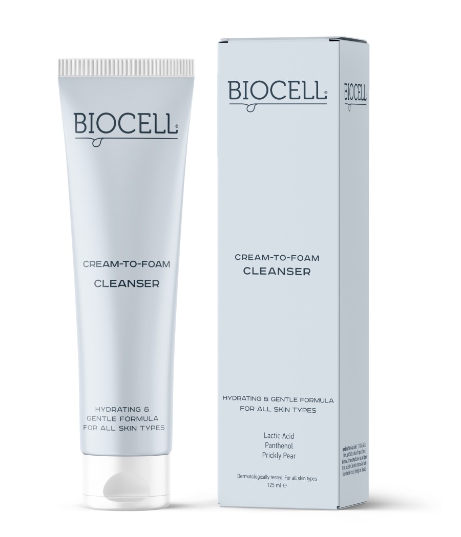 BIOCELL Cream-to-Foam Cleanser, 125 ml