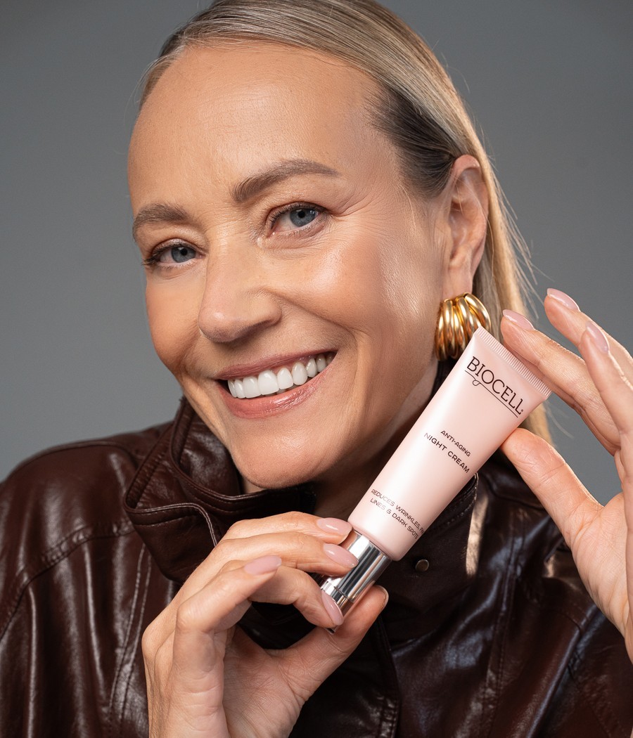 BIOCELL Anti-Aging Night Cream – Naktinis kremas nuo raukšlių su peptidais ir ceramidais | 50 ml