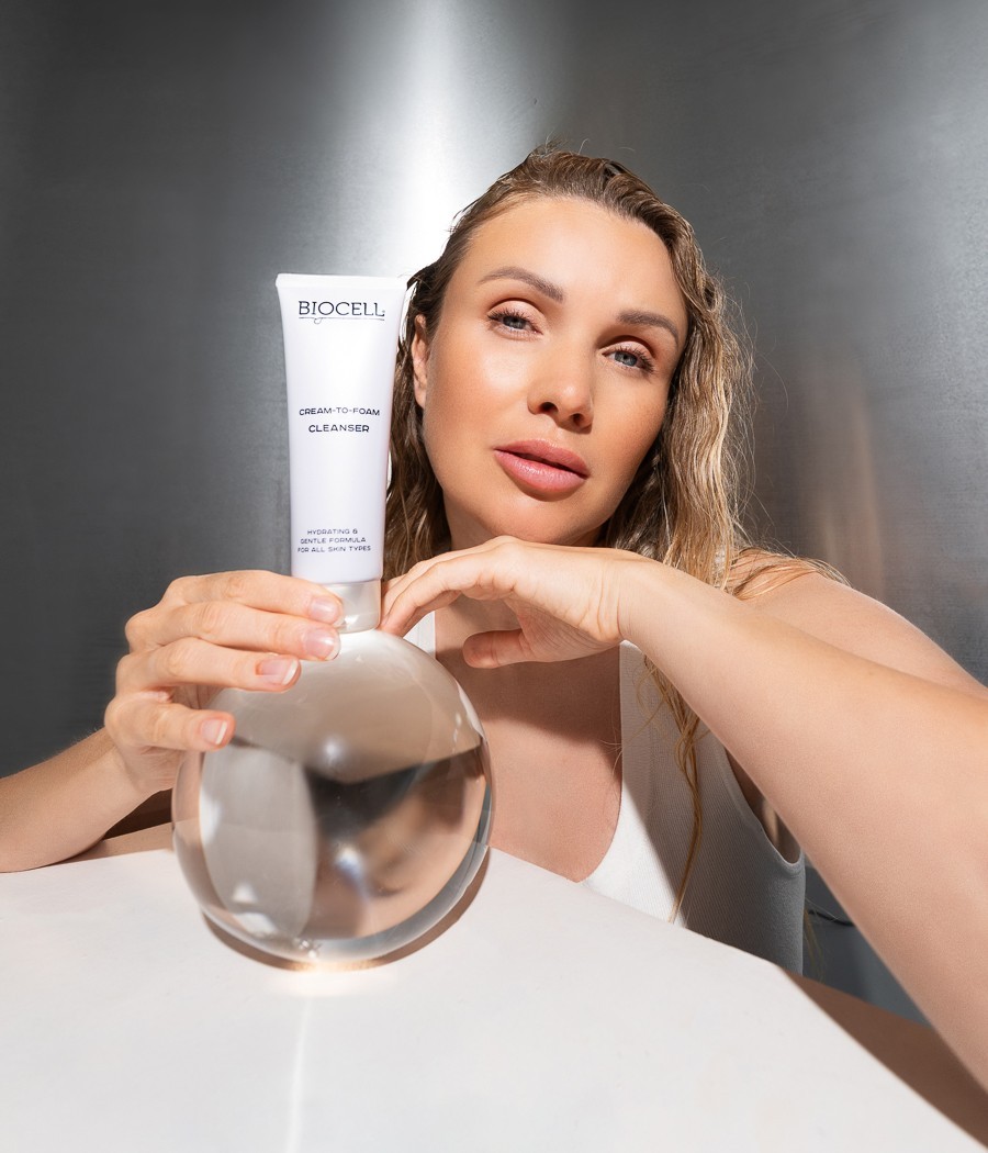 BIOCELL Cream-to-Foam Cleanser, 125 ml