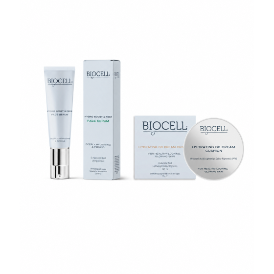 Veido serumas BIOCELL Hydro Boost & Firm 30 ml + DOVANA BB kremas kušonas BIOCELL