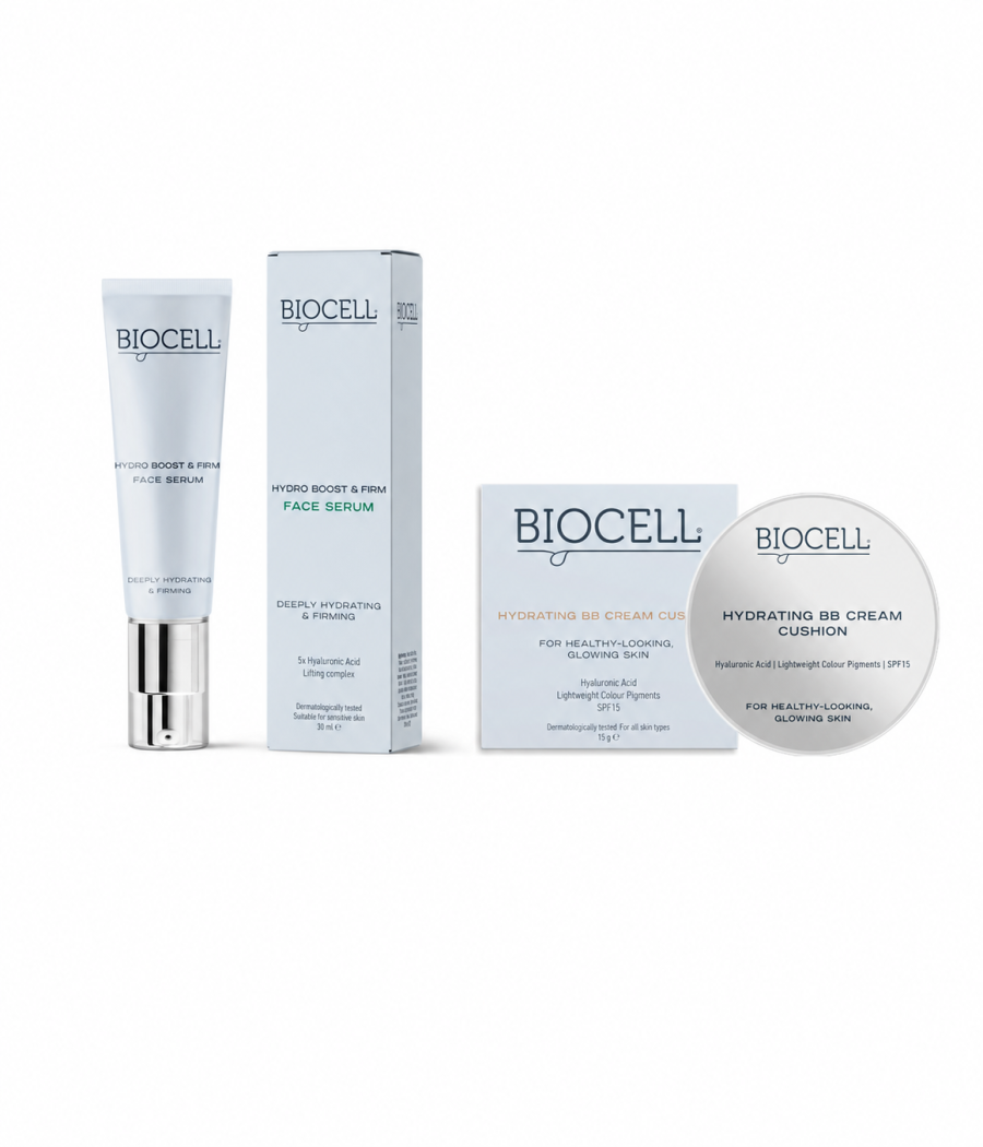 Veido serumas BIOCELL Hydro Boost & Firm 30 ml + DOVANA BB kremas kušonas BIOCELL