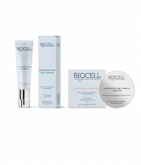 Veido serumas BIOCELL Hydro Boost & Firm 30 ml + DOVANA BB kremas kušonas BIOCELL