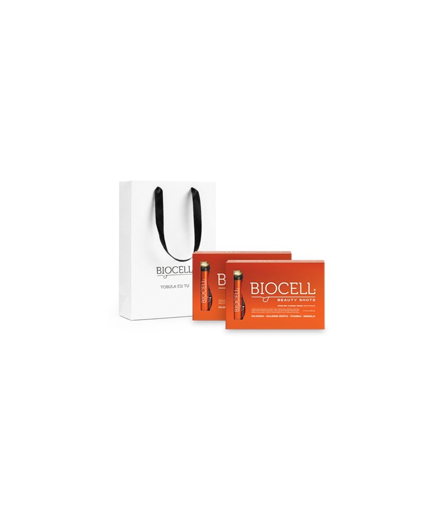 Geriamas kolagenas odai, plaukams, nagams 2 vnt – BIOCELL Beauty Shots