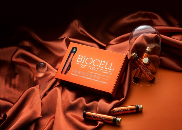 BIOCELL Beauty Shots, geriamas kolagenas su vitaminais ir mineralais odai, plaukams, nagams 