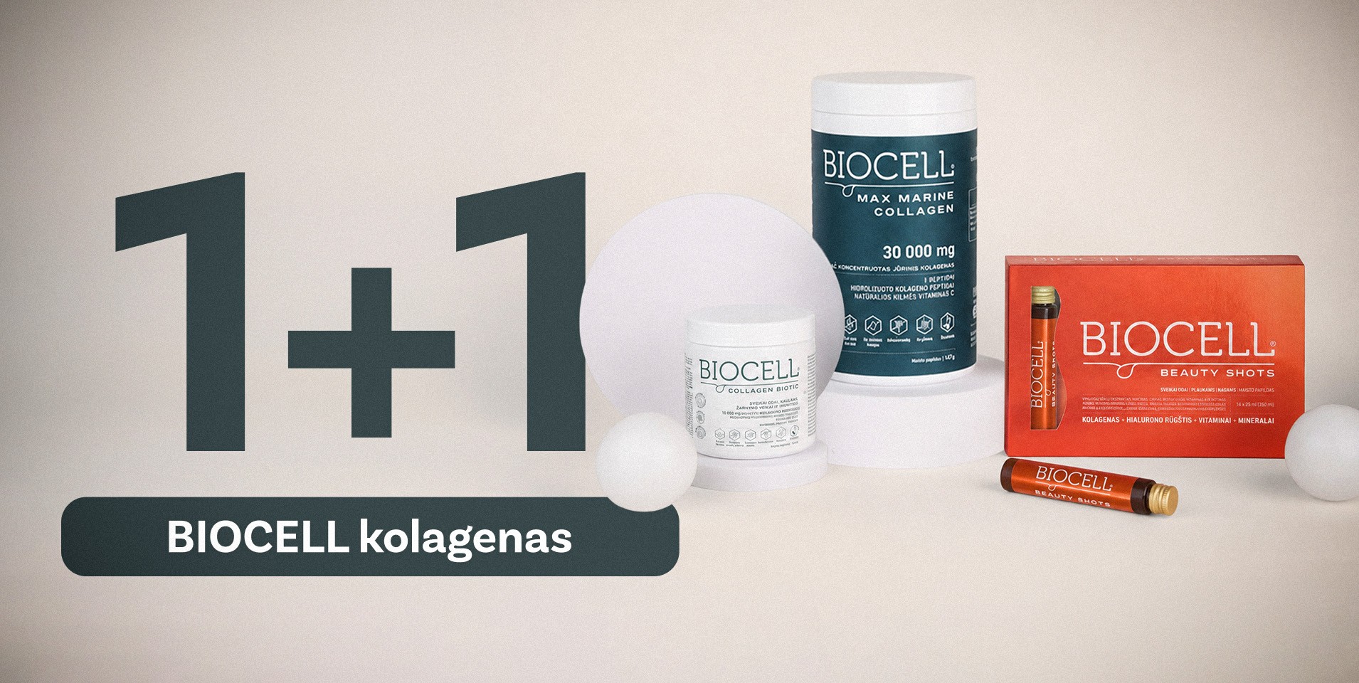 kolagenas du uz viena